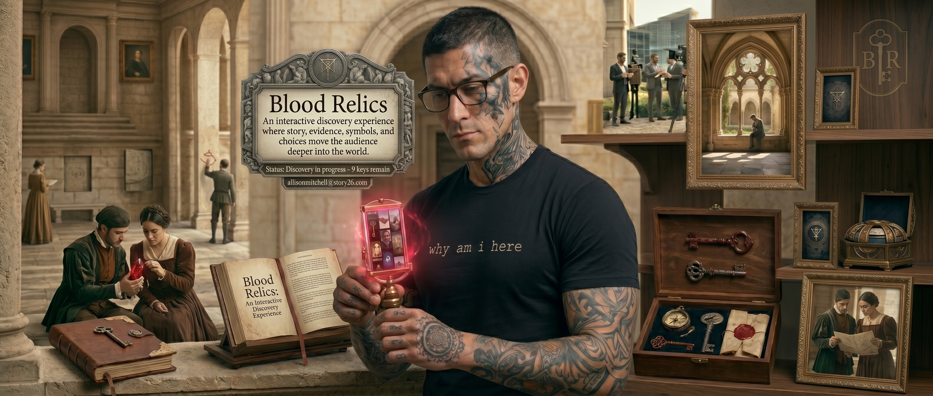 Blood Relics interactive discovery