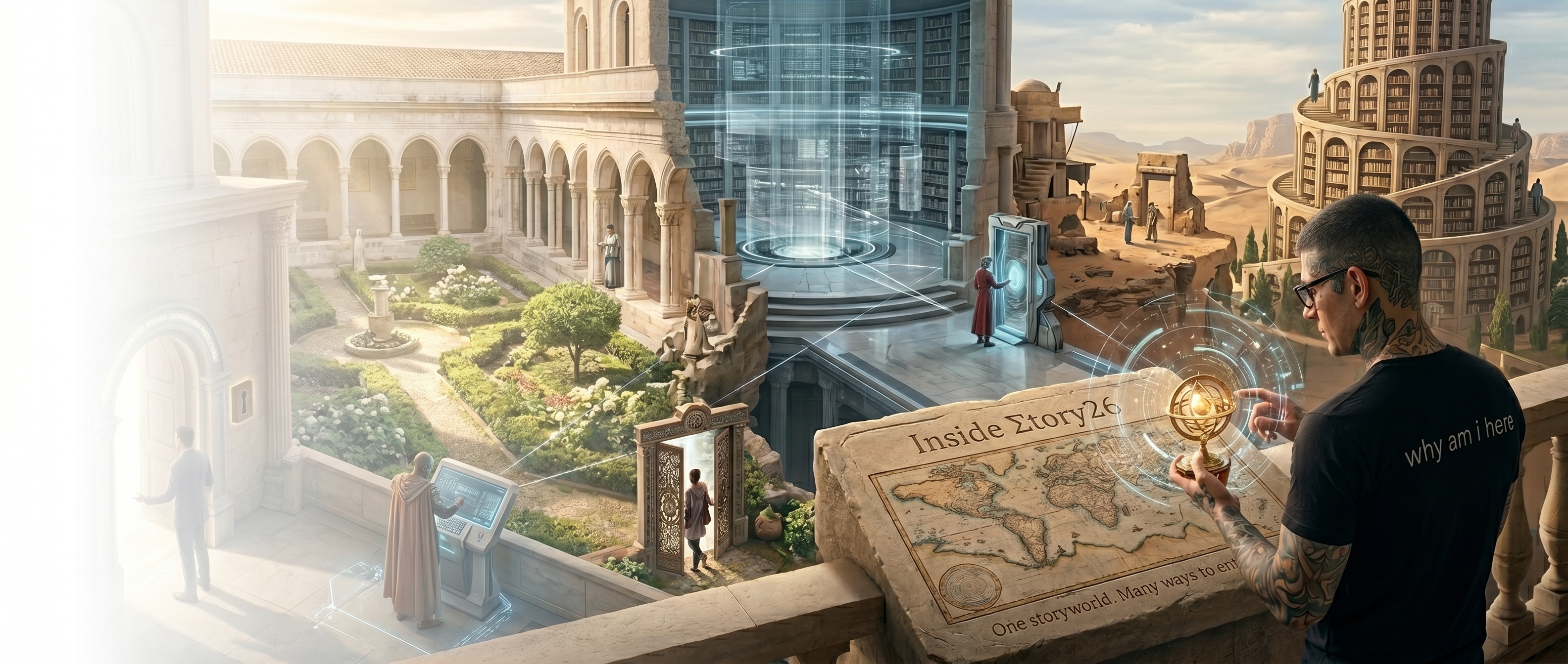 Inside the Σtory26 storyworld